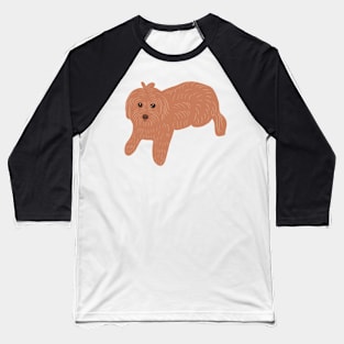 Brown Maltipoo Baseball T-Shirt